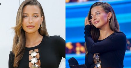 Julia Wieniawa paraduje po sopockiej scenie w NIEBOTYCZNIE wysokich butach. Ikona mody? (ZDJĘCIA)