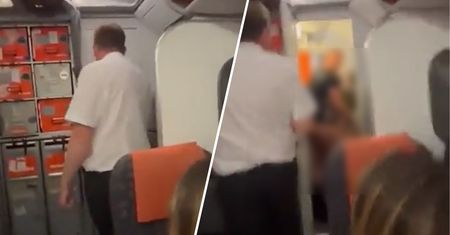 Przyłapani na seksie w samolocie. Wszystko nagrano