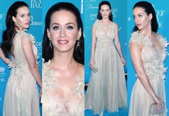 Katy Perry w "zimowej" sukni na balu w Nowym Jorku (ZDJĘCIA)