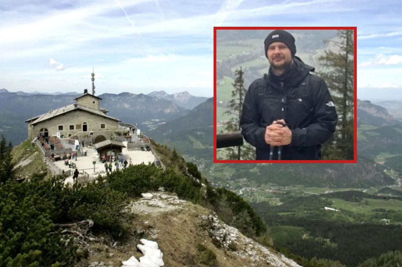 A neo-Nazi from Germany fell from Hitler's favorite mountain.