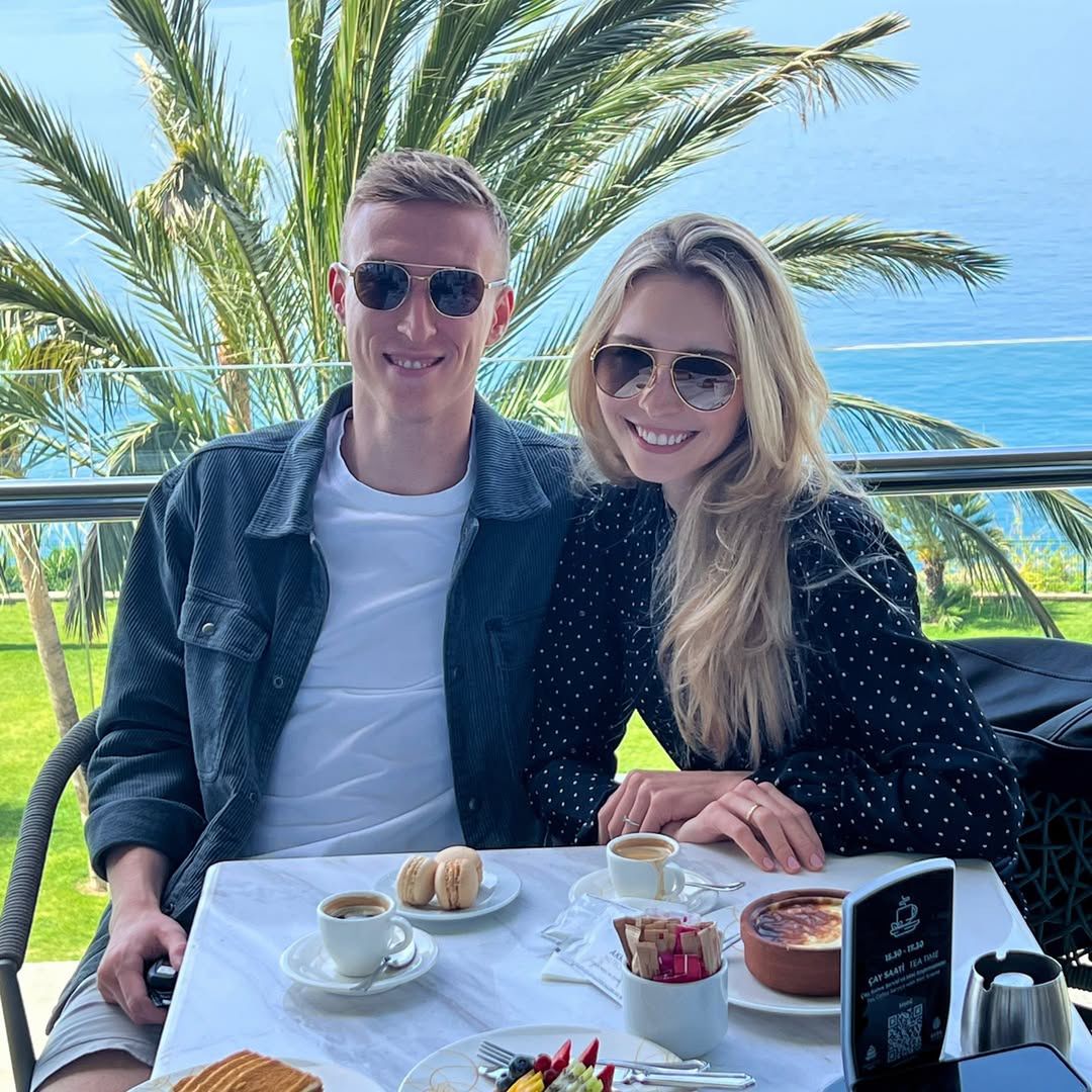 Adam Buksa z żoną Aleksandrą