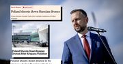 Polska zestrzeliła rosyjskie drony. Światowe media reagują