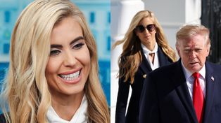 Katie Zacharia wyleciała z Białego Domu po zaledwie kilku dniach, a teraz podlizuje się Donaldowi Trumpowi: "WSPANIAŁY I TROSKLIWY..."