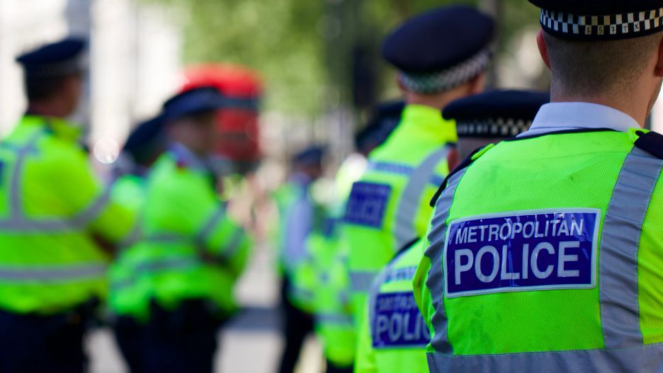 Policjanci w Londynie