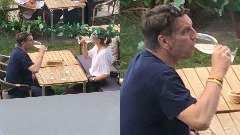 Tomasz Lis relaksuje się w restauracji z koleżanką