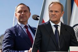 Tusk ostrzega przed Nawrockim. "Otwórzcie szeroko oczy"