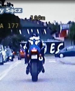 Nowy Sącz. Szaleńcza ucieczka motocyklisty przed policją