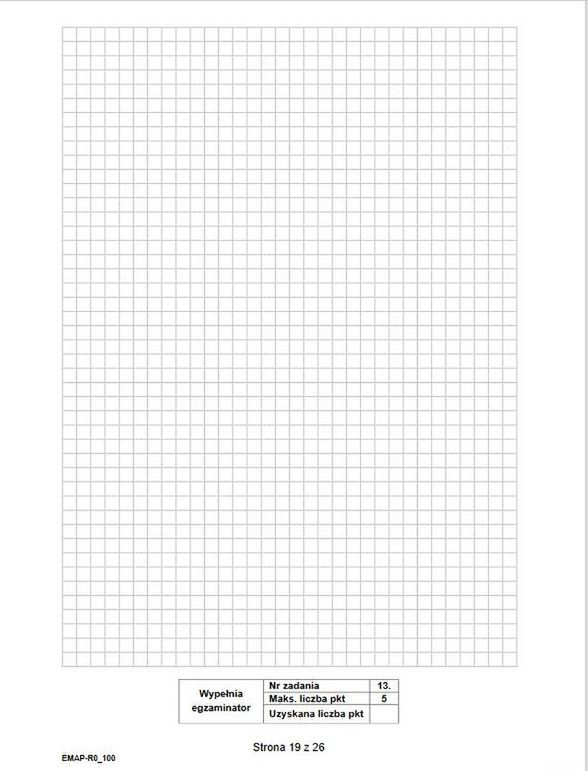 Matura rozszerzona z matematyki 