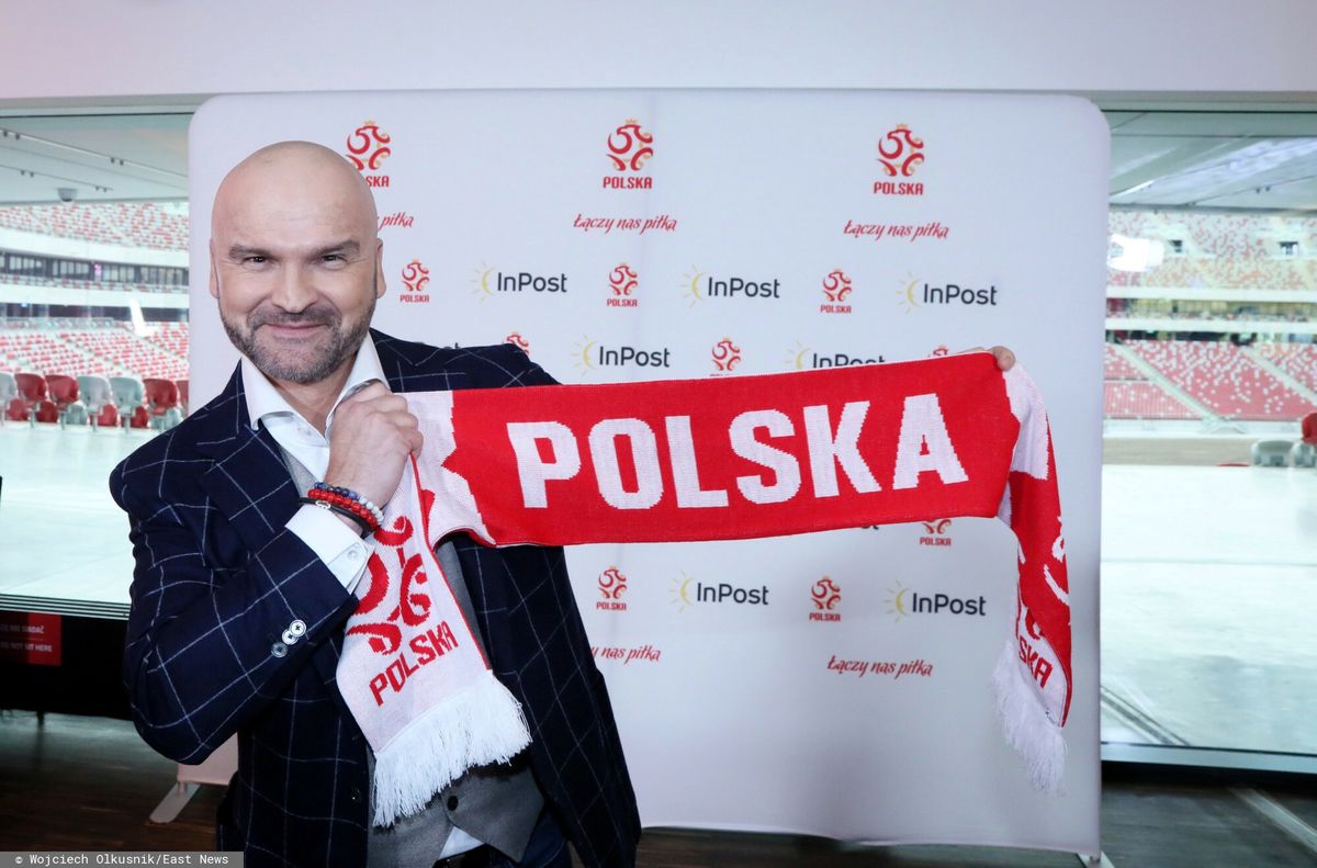 Firma InPost jest strategicznym sponsorem reprezentacji Polski w piłce nożnej od maja 2022 r. [na zdjęciu Rafał Brzoska, właściciel InPostu]