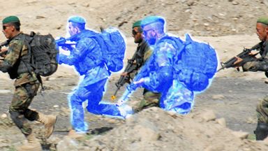 Holograficzni żołnierze - najpierw w grze potem na wojnie 1