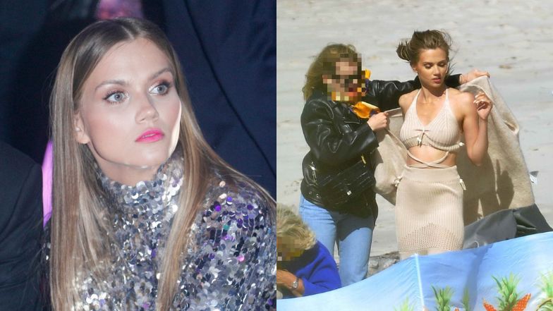 Agnieszka Kaczorowska rozprawia się z hejtem po sesji nad Bałtykiem