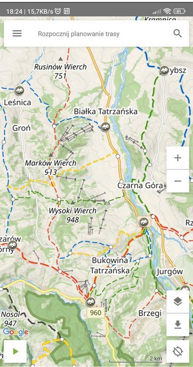 Mapa turystyczna