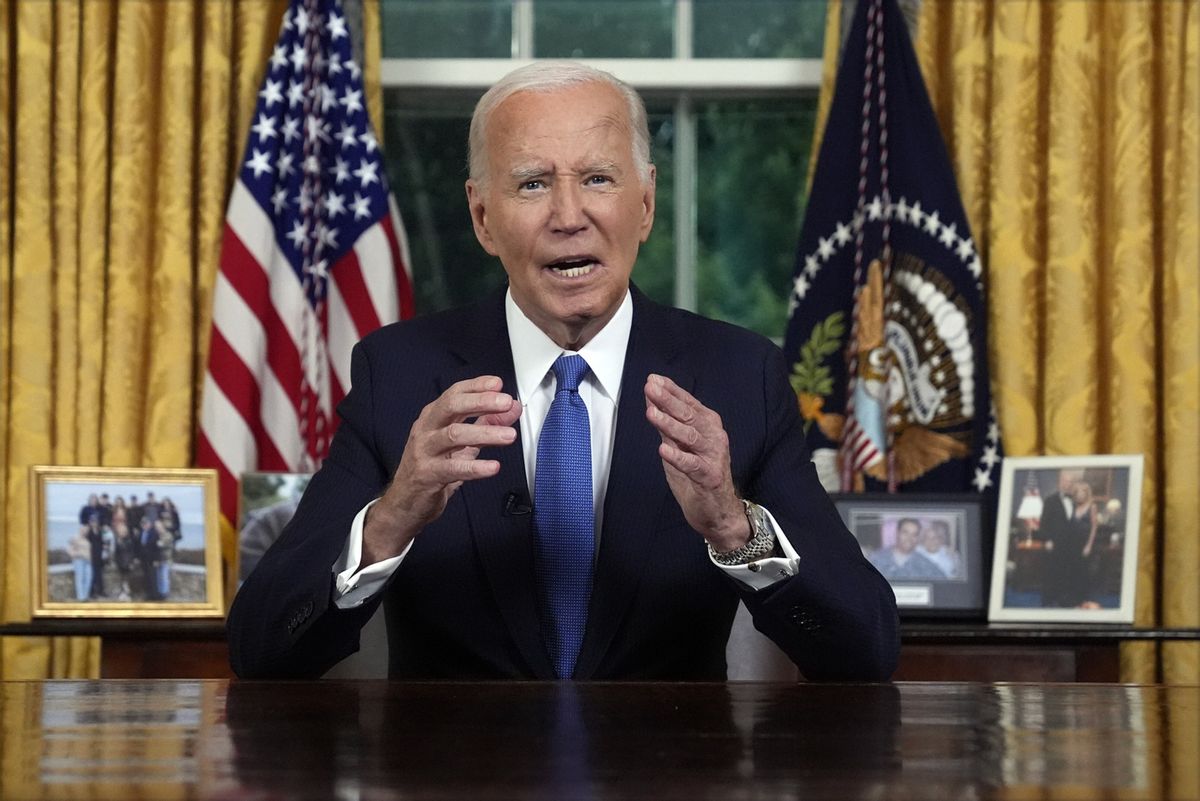 joe biden, usa, orędzie, Kamala Harris Teraz jest ten czas. Amerykanie usłyszeli, dlaczego Biden się wycofał