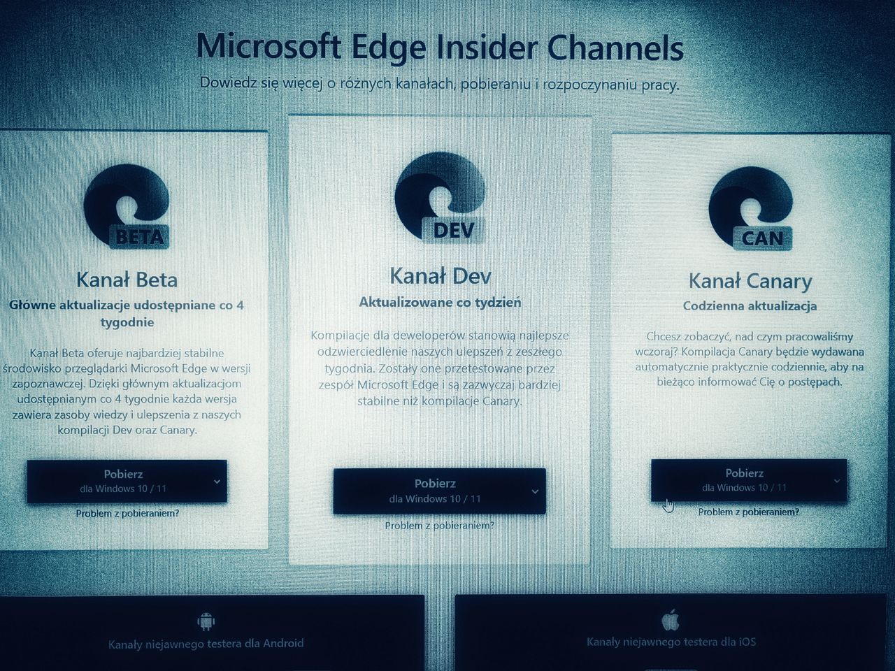Microsoft Edge idzie w ślady Chrome'a: koniec z Windows 7