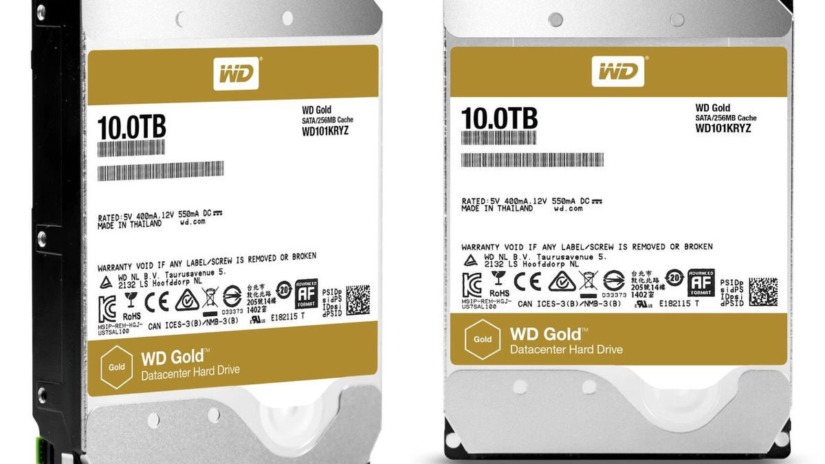 Western Digital WD Gold 10 TB - nowy dysk w wyższej pojemności 1