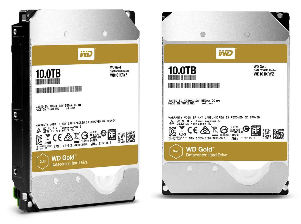 Western Digital WD Gold 10 TB - nowy dysk w wyższej pojemności