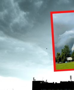 Niesamowite ujęcia trąby powietrznej w Polsce