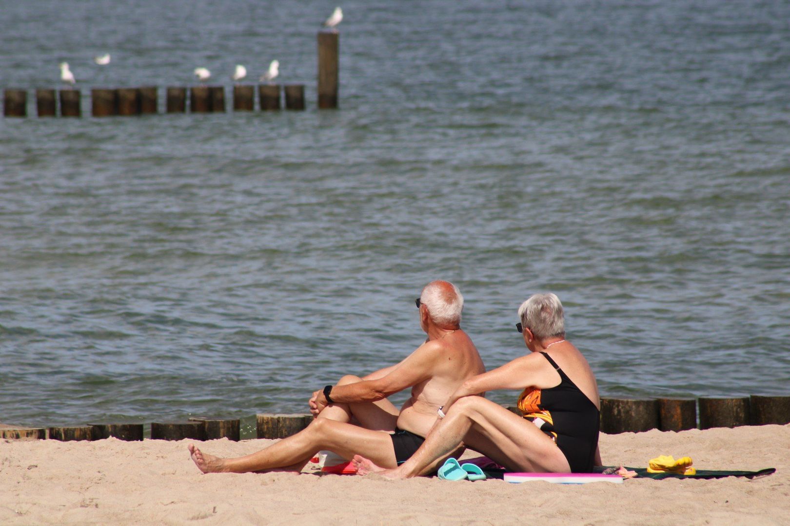 MIELEŃSKA PLAŻA TUZ PRZED ROZPOCZĘCIEM SEZONU