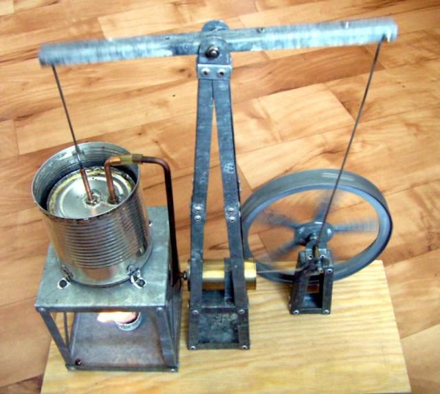 Model silnika Stirlinga
