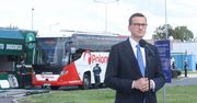 Ustawka w Brwinowie. Premier zatrzymał autokar do kontroli