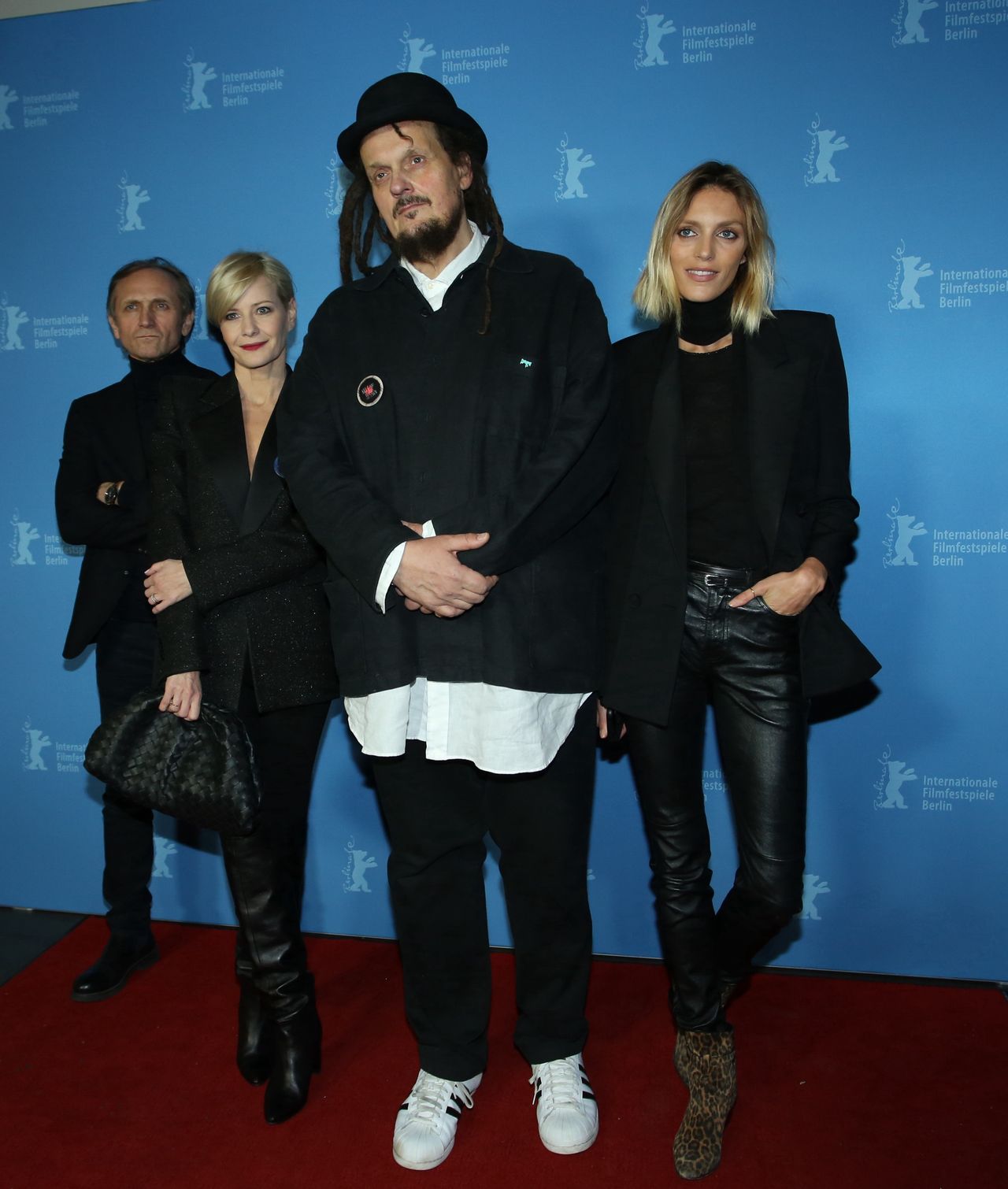 Andrzej Chyra, Małgorzata Kożuchowska,  Mariusz Wilczyński and Anja Rubik podczas 70. Berlinale, 2020 r. (Photo by Dominika Zarzycka/NurPhoto via Getty Images)