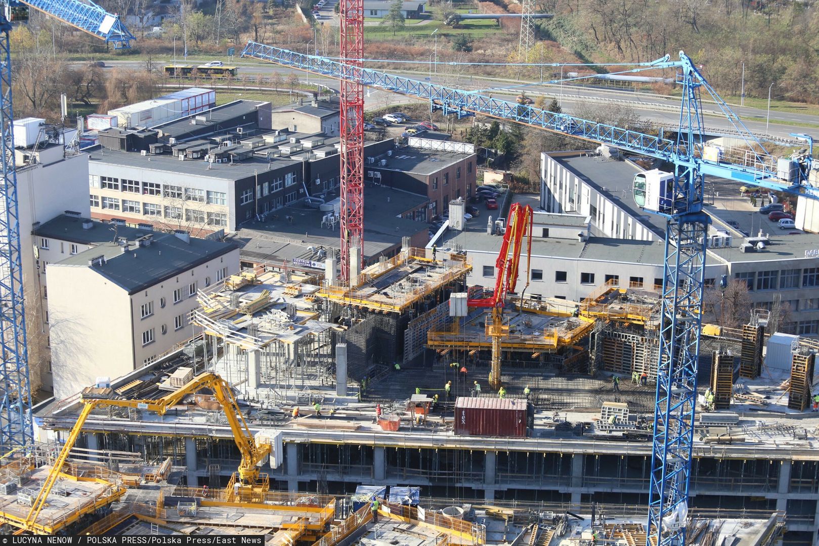 Katowice. Śmierć na terenie budowy biurowca