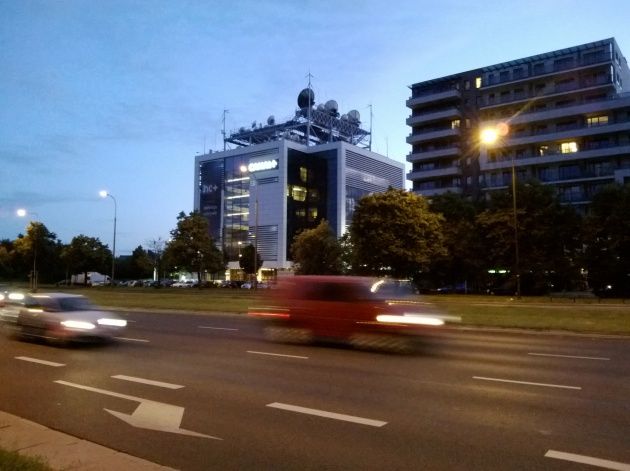 Nokia Lumia 520 zdjęcie o zmroku