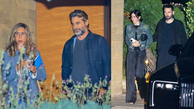 Jennifer Aniston i Courteney Cox zabrały partnerów na kolację
