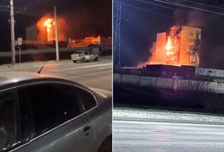 Moment ataku na fabrykę w Rosji. Ukraińcy uderzyli nocą