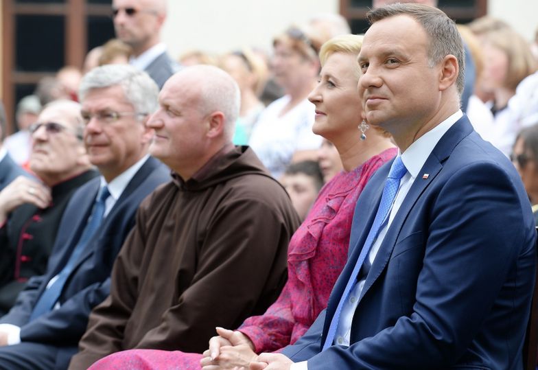 Agata Kornhauser-Duda i Andrzej Duda na "Spotkaniu z Błogosławionym"