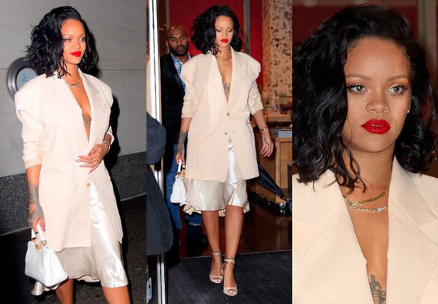 Coraz szczuplejsza Rihanna chwali się torebką Fendi za 90 tysięcy