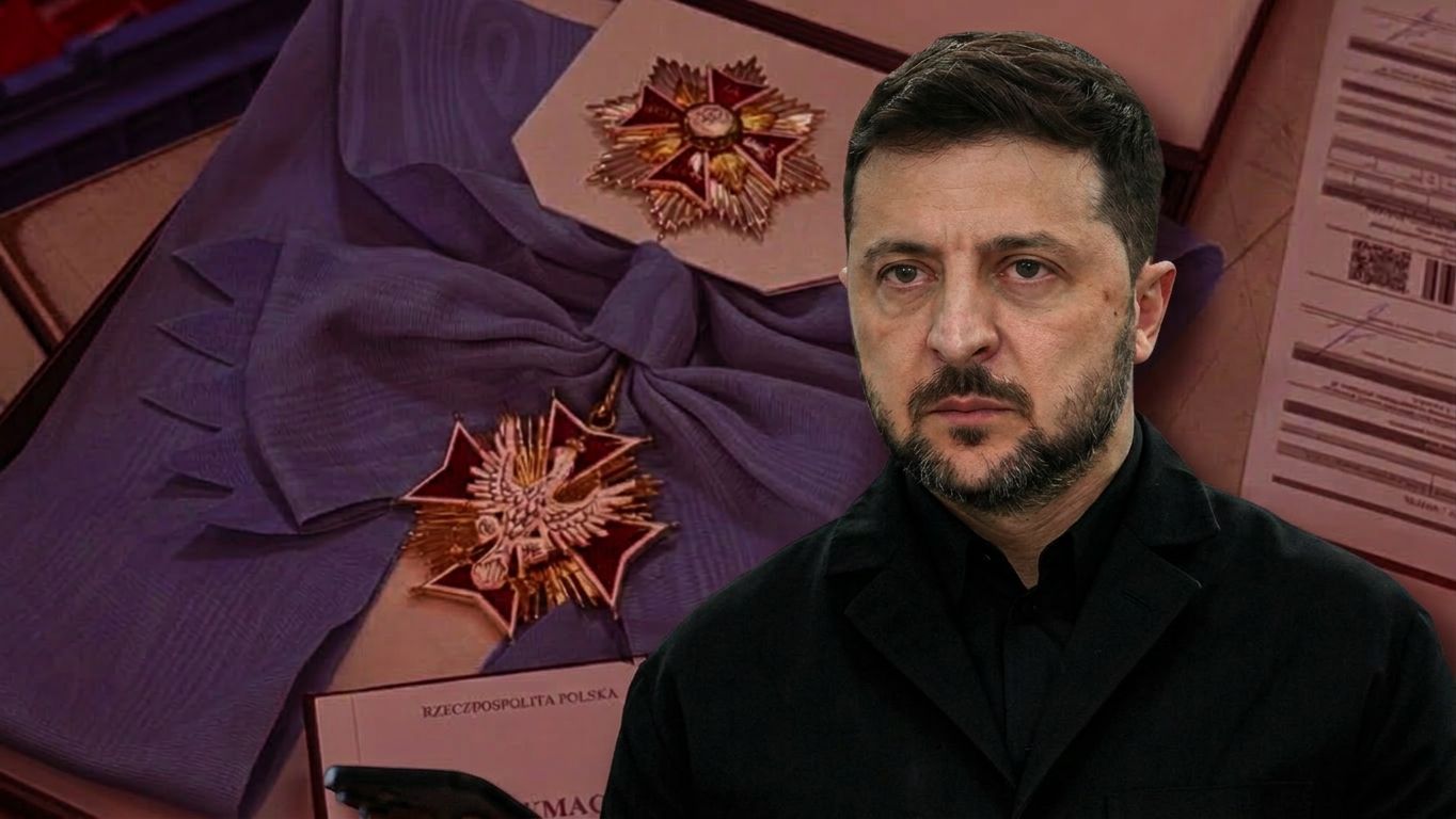 Kijów wściekły na Nawrockiego za odebranie Zełenskiemu Orderu Orła Białego