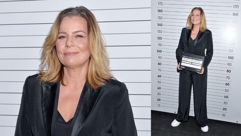 konferencji serialu "Skazana"