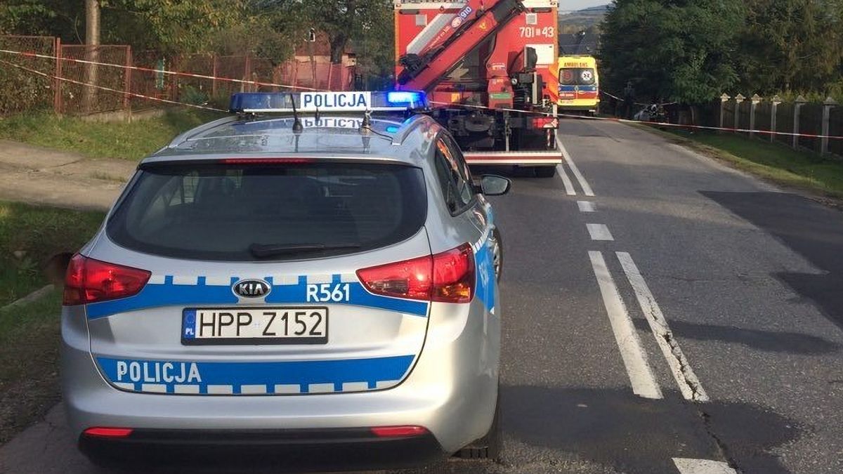 Zdjęcie z miejsca wypadku