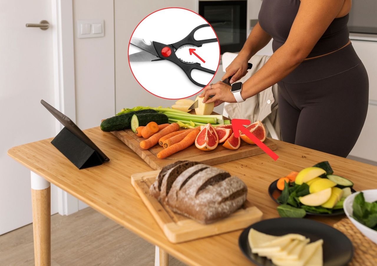 What are the "teeth" in scissors used for?