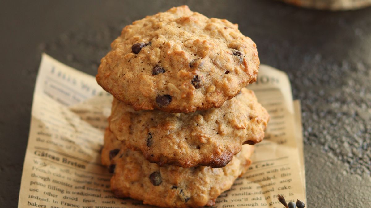 Ciasteczka bananowe bez cukru