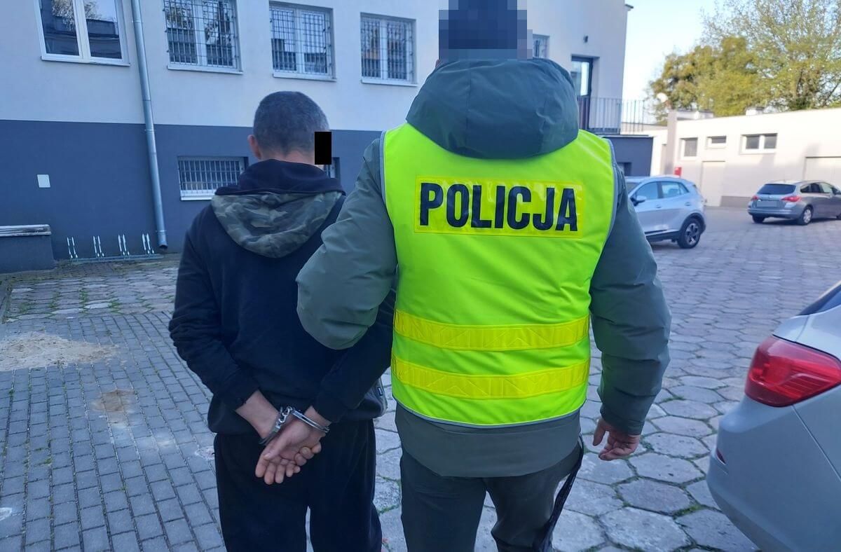 Policja namierzyła i aresztowała podpalacza