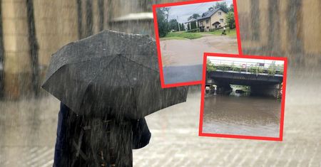 Ulewy i nawałnice nad Polską. Zalane drogi. Zdjęcia trafiają do sieci