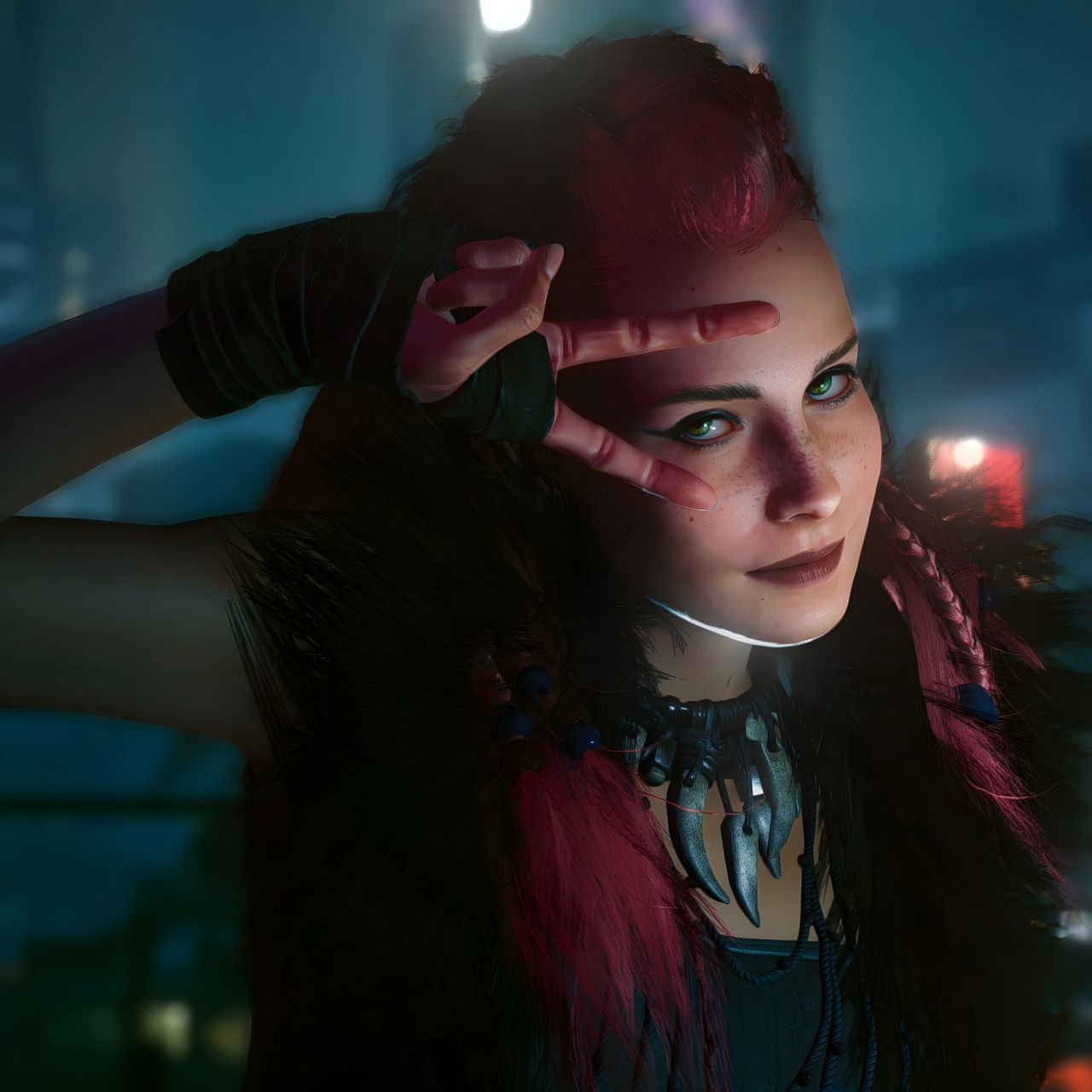 Ciri, Triss, Yennefer, Aloy, Faith i Ady w Cyberpunk 2077