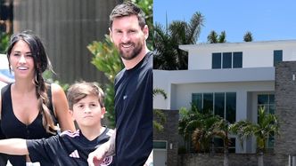 Uśmiechnięci Lionel Messi i Antonella Roccuzzo oglądają z synem kolejną willę na Florydzie. W końcu znaleźli nowe gniazdko? (ZDJĘCIA)