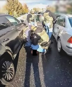 CBŚP rozbiło gang działający we Wrocławiu. Nagranie z zatrzymania