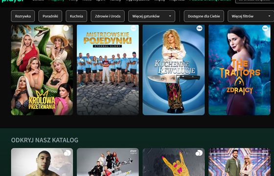 Prapremiery programów TVN na platformie Player