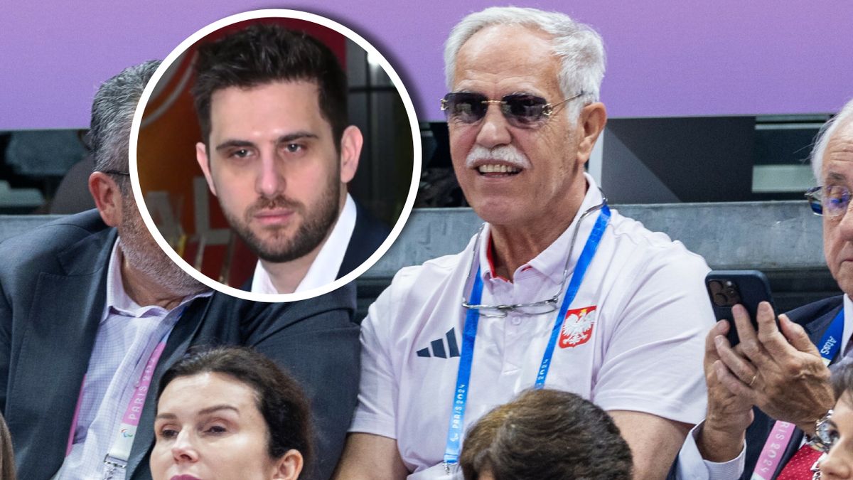 Zygmunt Solorz i jego syn Piotr Żak 