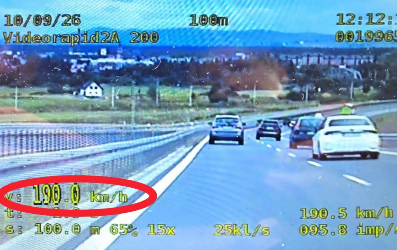 25-latek w BMW pędził zakopianką. Na liczniku miał 190 km/h