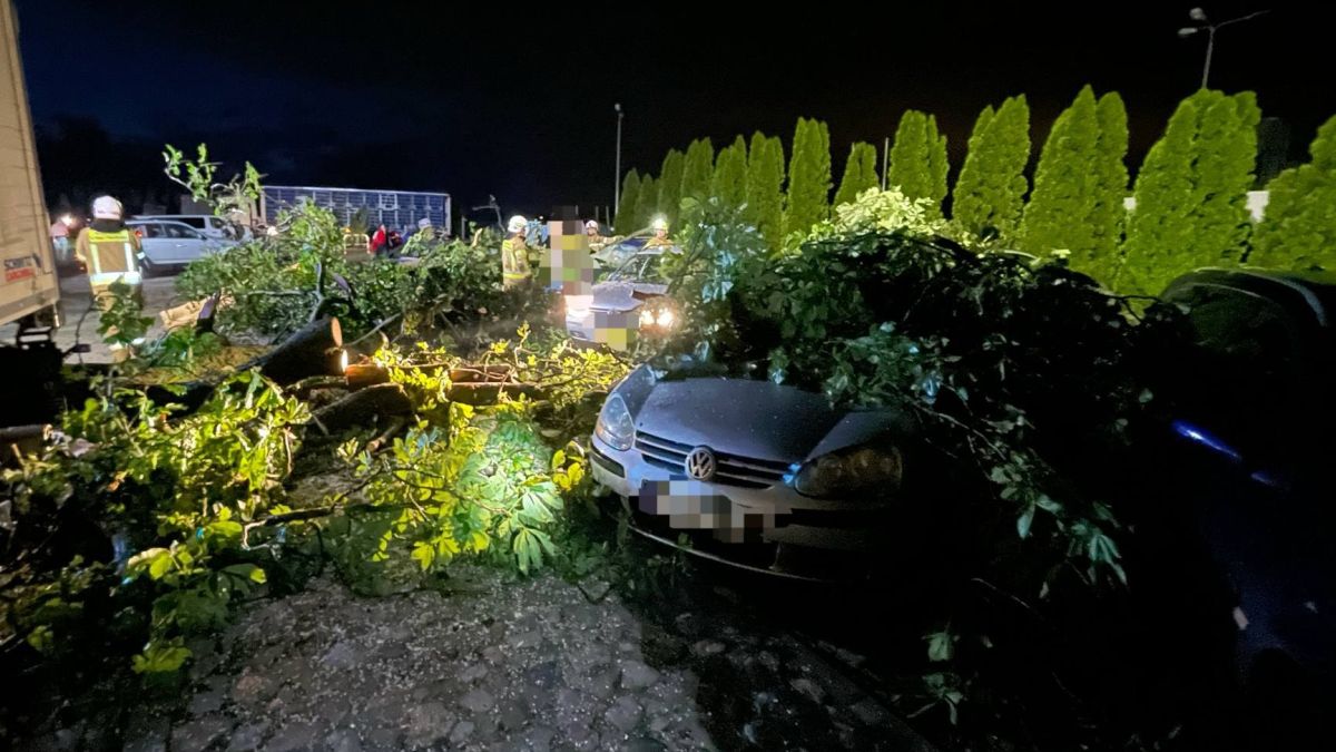 Gwałtowne burze w Wielkopolsce