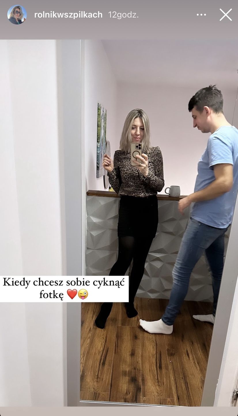 Małgosia Borysewicz w czarnej mini