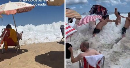 Gigantyczna fala zmiotła plażowiczów. Wideo z Rio de Janeiro niosą się po sieci