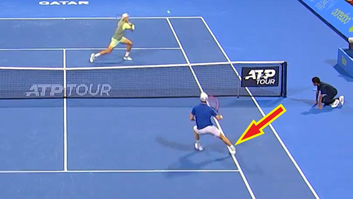 Andy Murray w meczu z Jakubem Mensikiem