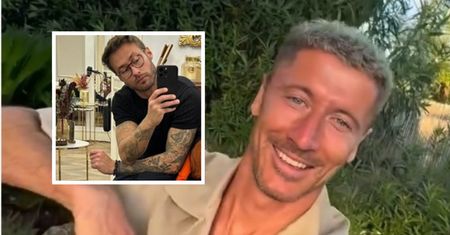 Fryzjer gwiazd ocenił blond włosy Lewandowskiego. Nie dał 10 na 10