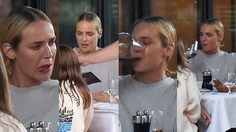 Magdalena Mielcarz rozkoszuje się rodzinną kolacją